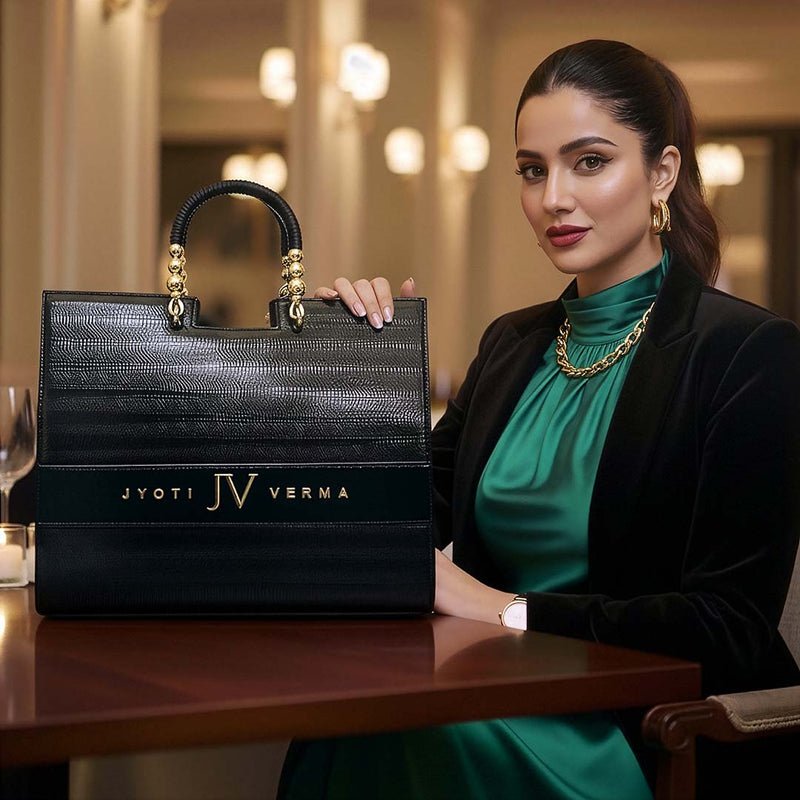 Tote Bags - Royal Jewel Lustrous Black Edition (with Golden Font)