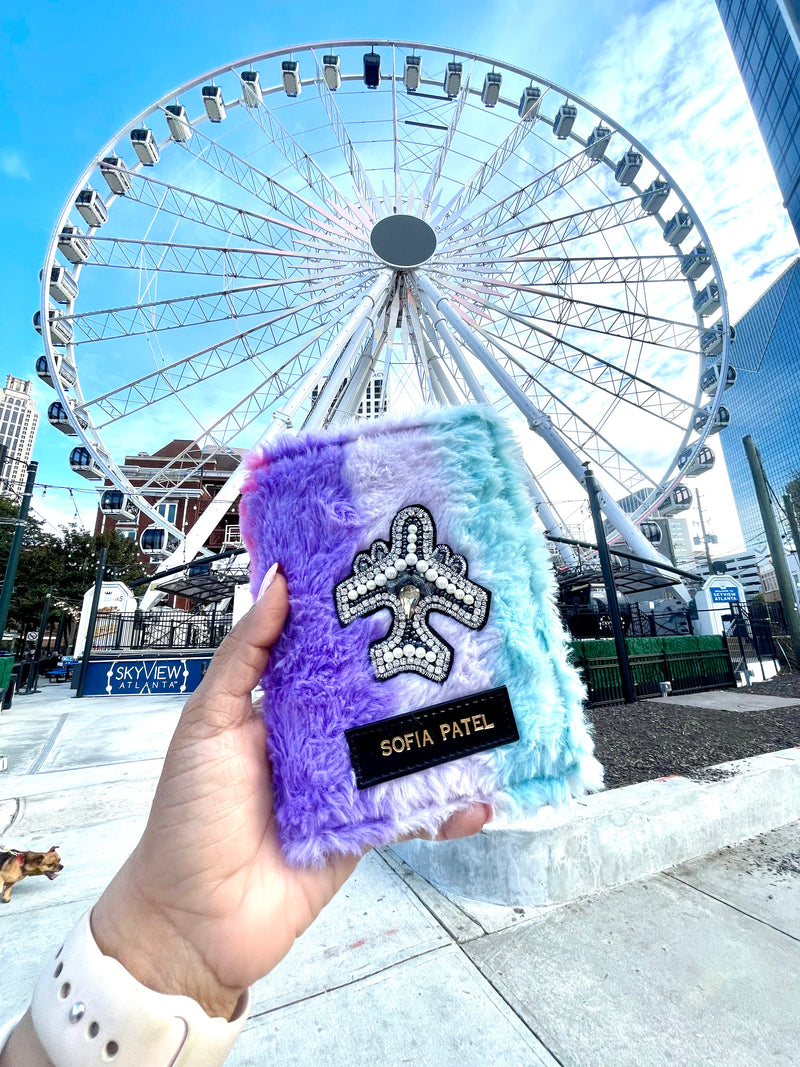 Personalised Passport Cover - Multi Colour Fur by TPC Gifts