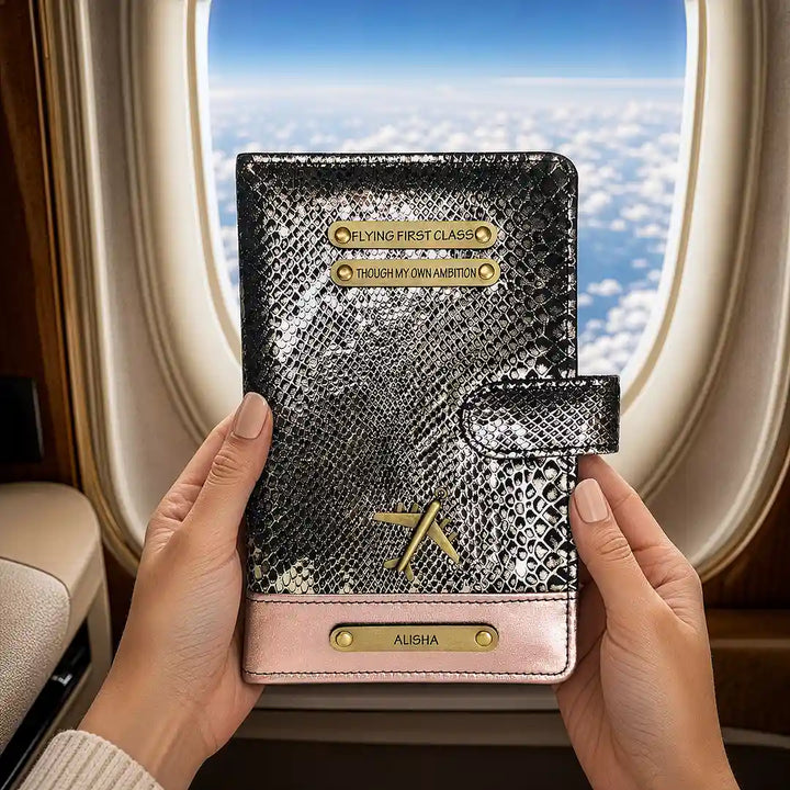 Rose Noir Travel Wallet