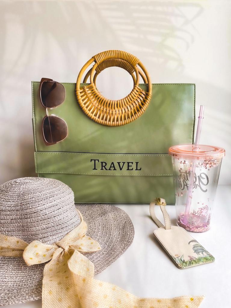 Personalised Tote Bags - Luxe Jade Journey