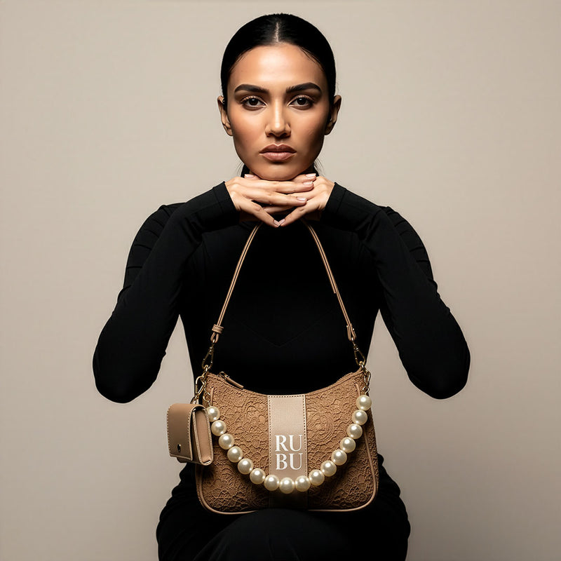 Mini Sling Bag - Beige Gilded Grace Limited Edition