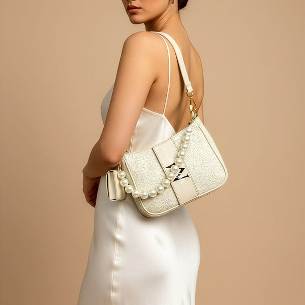 Mini Sling Bag - White Gilded Grace Limited Edition