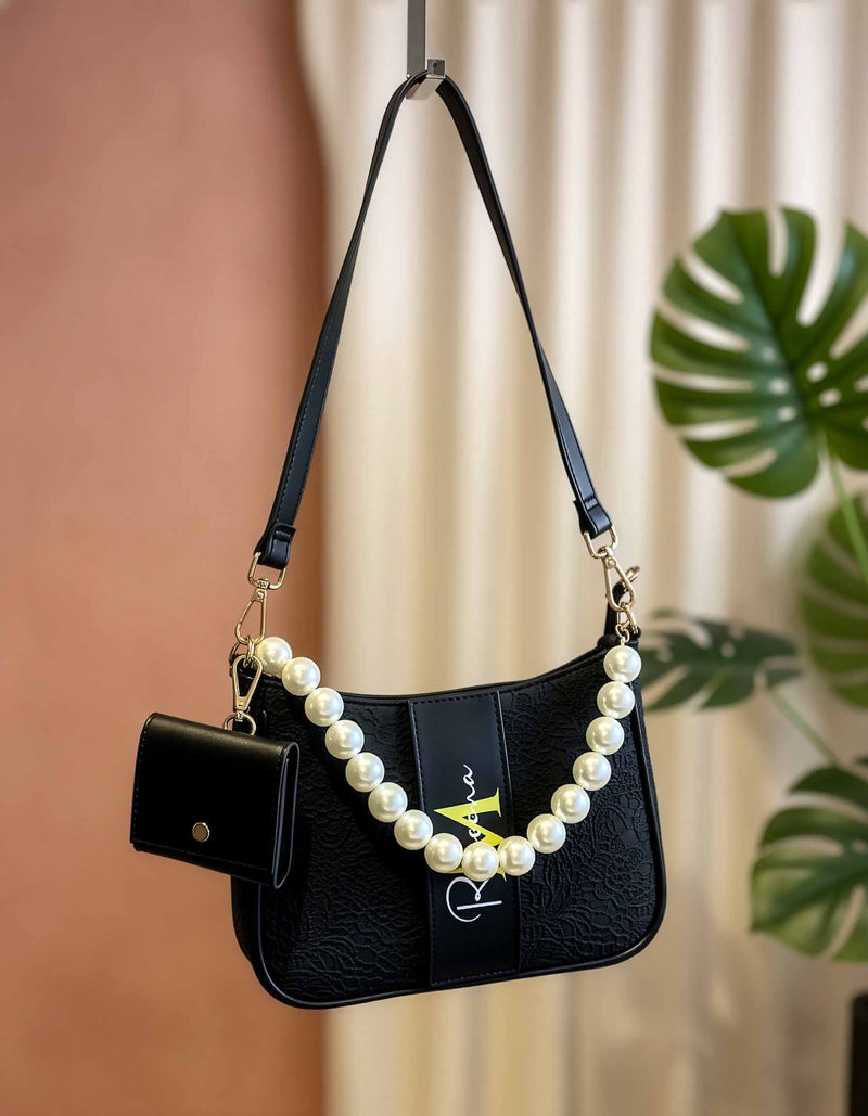 Mini Sling Bag - Black Gilded Grace Limited Edition