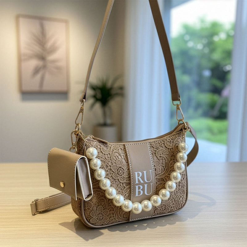 Mini Sling Bag - Beige Gilded Grace Limited Edition
