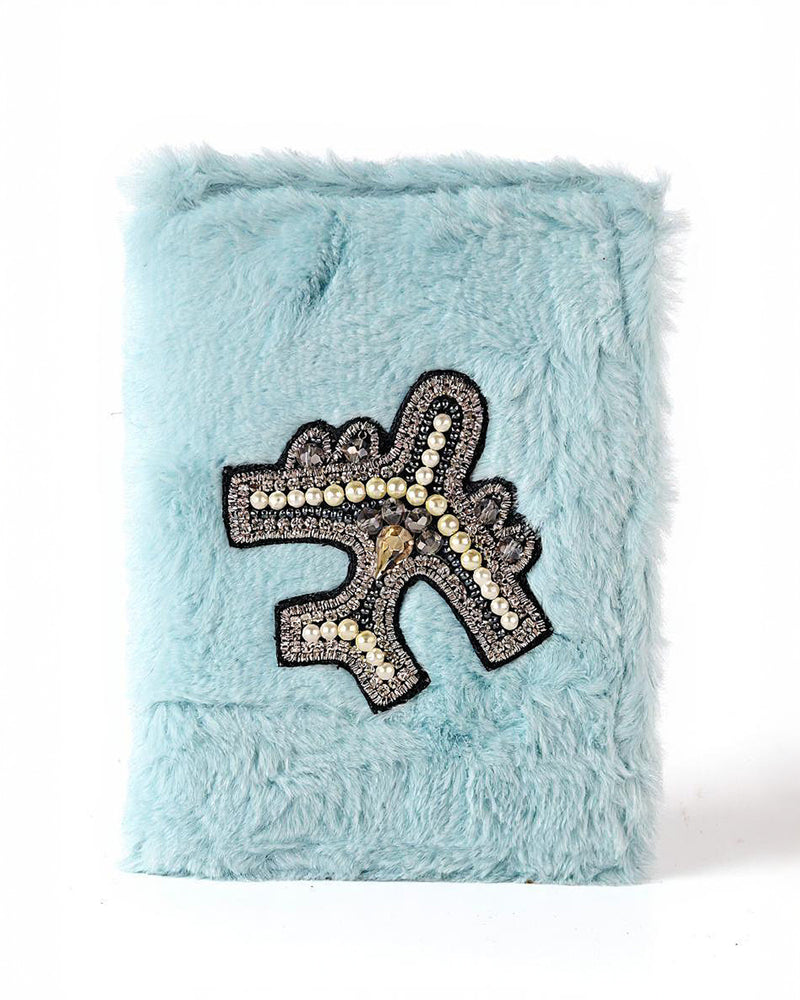 Personalised Passport Cover - Baby Blue Fur by TPC Gifts