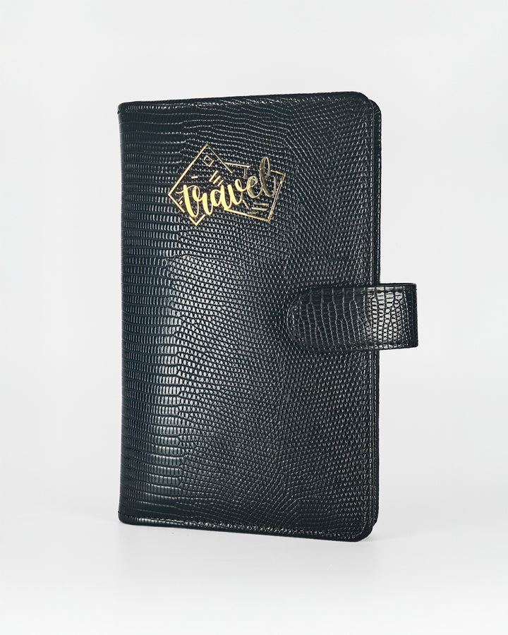 Black Rich Texture Travel Organizer