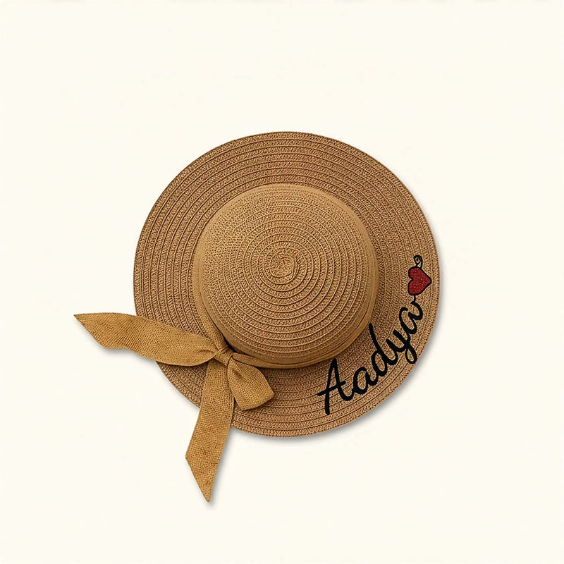 The Signature Earthy Brown Women Beach Hat