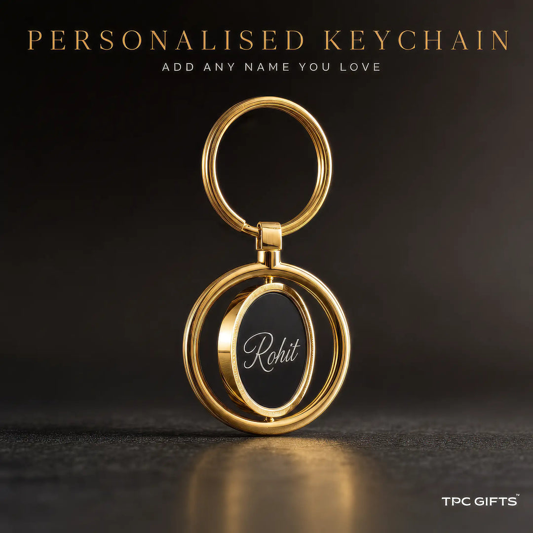 The Ganesha Set – Personalised Ganesha Pen &amp; Name Keychain Gift Set