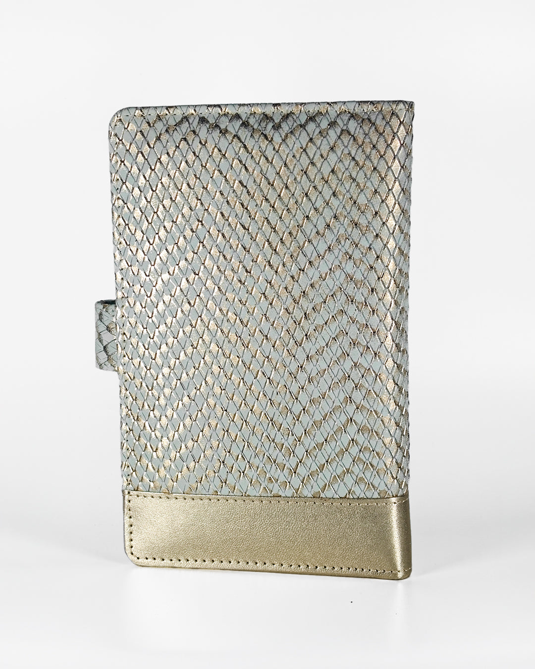 Personalized Travel Wallet - Golden Whisper Explorer (Gold &amp; Ivory)