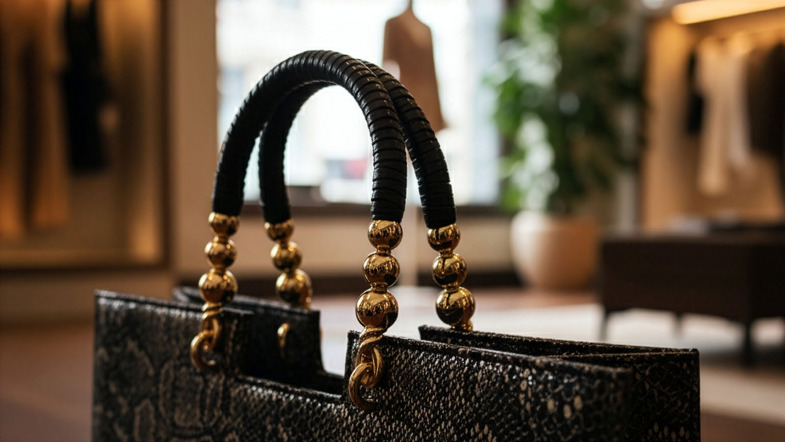 Luxurious Gold-plated handle