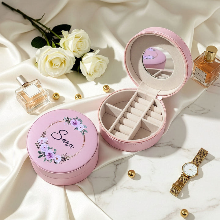 Mini Round Jewellery Box