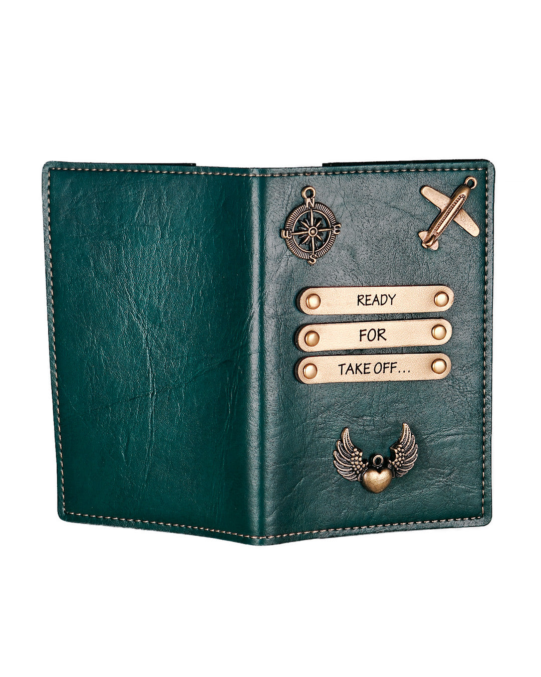 Classic Personalized Passport Cover - Green