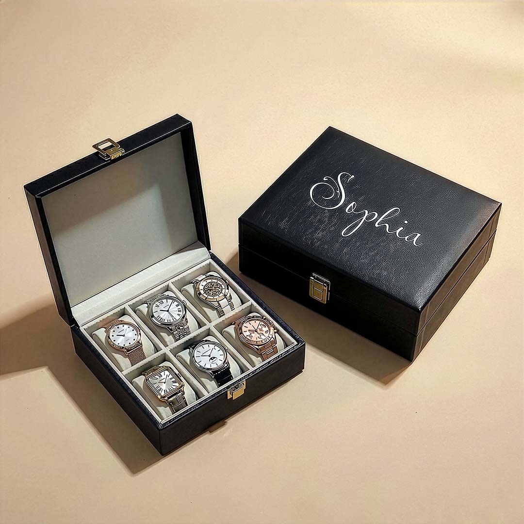 6 Slot Watch Organizer Box