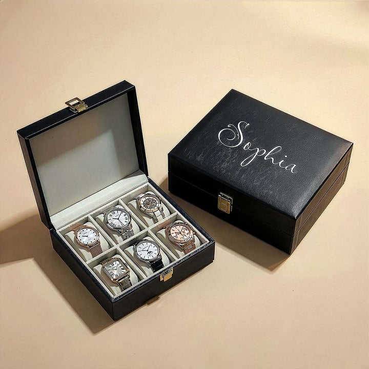 6 Slot Watch Organizer Box