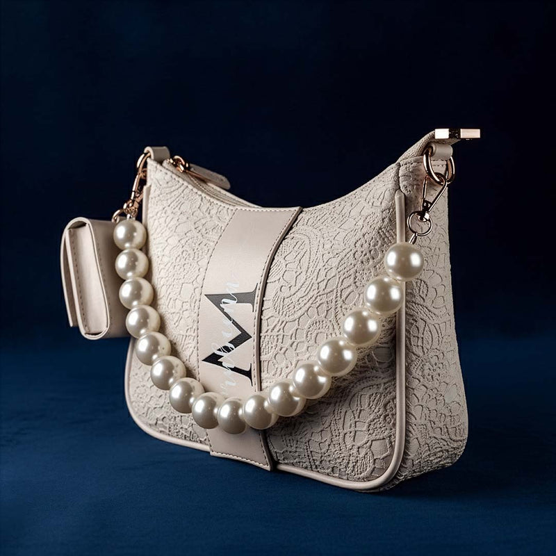 Mini Sling Bag - White Gilded Grace Limited Edition