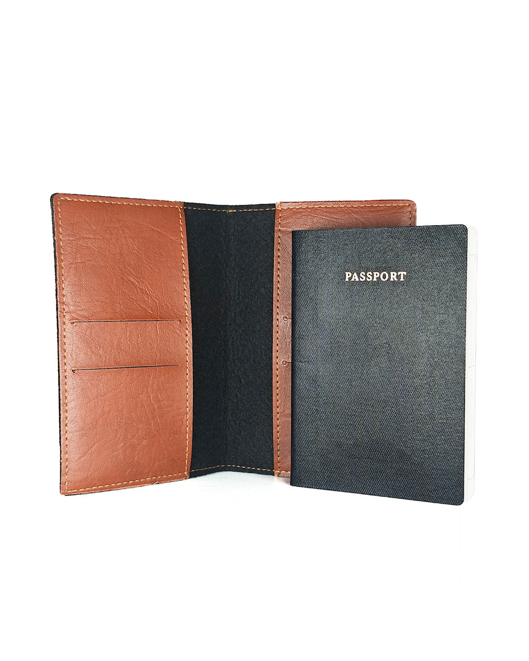 Classic Personalized Passport Cover - Brown