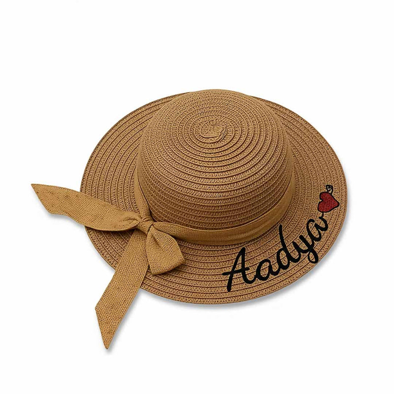 The Signature Earthy Brown Women Beach Hat