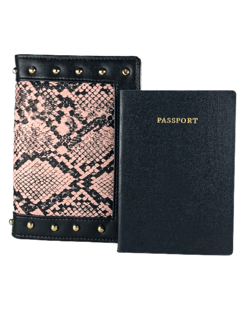 Animal Print with Stud Work Passport Cover