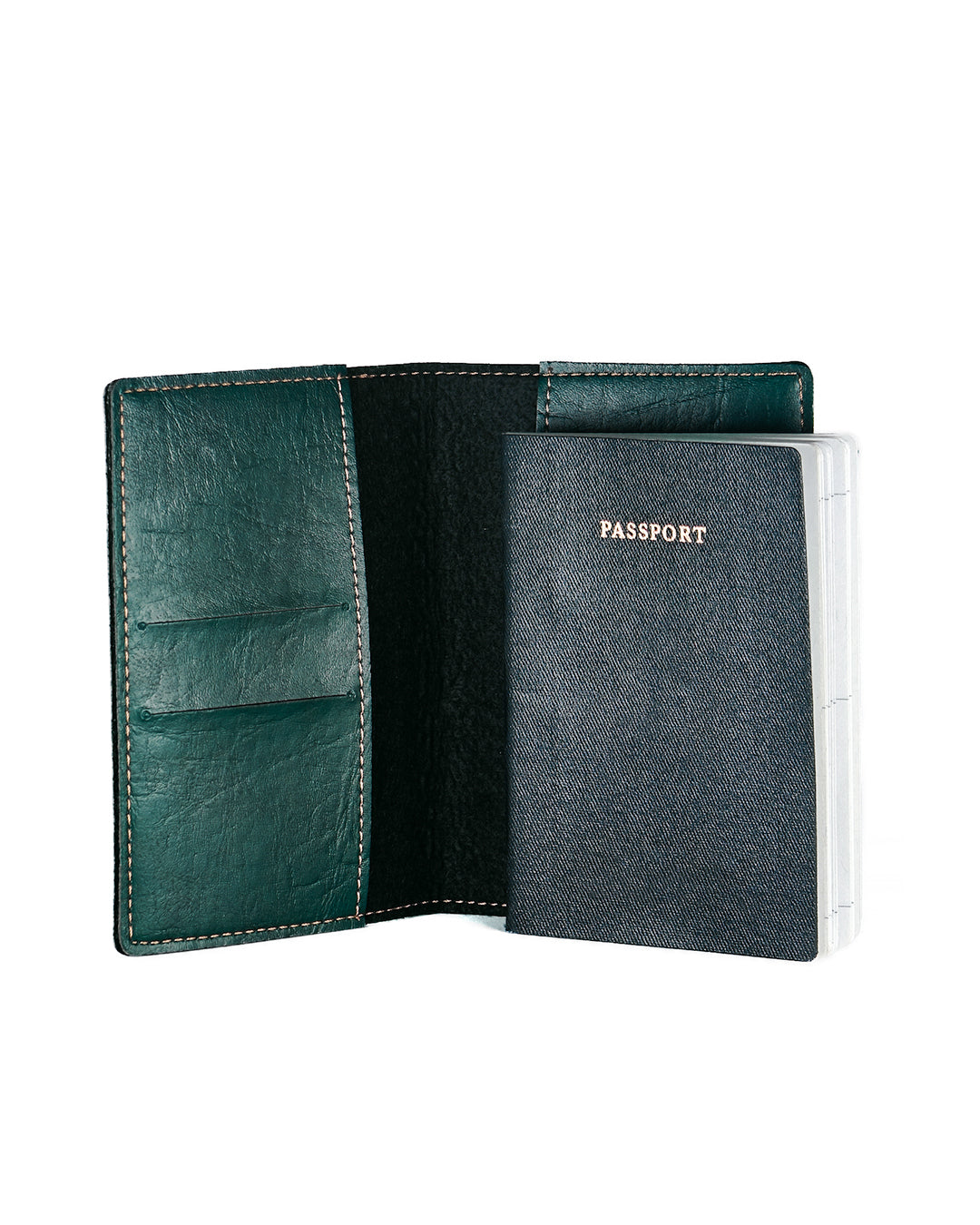 Classic Personalized Passport Cover - Green