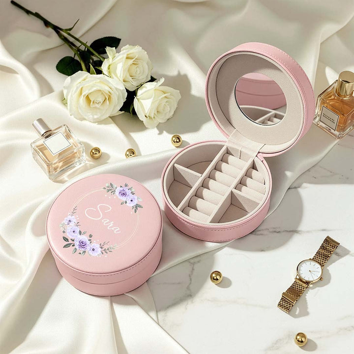 Mini Round Jewellery Box
