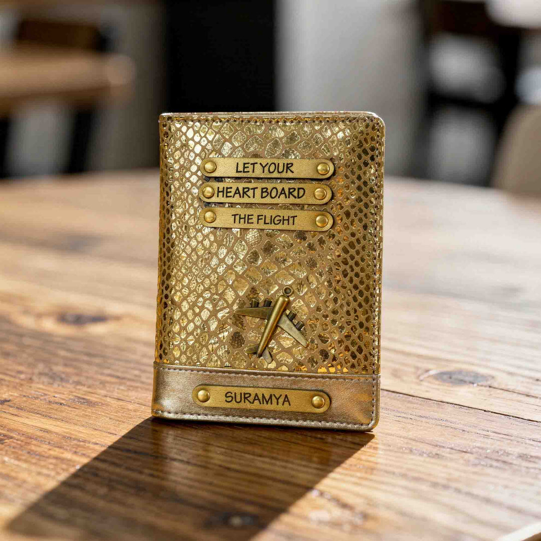 Golden Aura Passport Cover