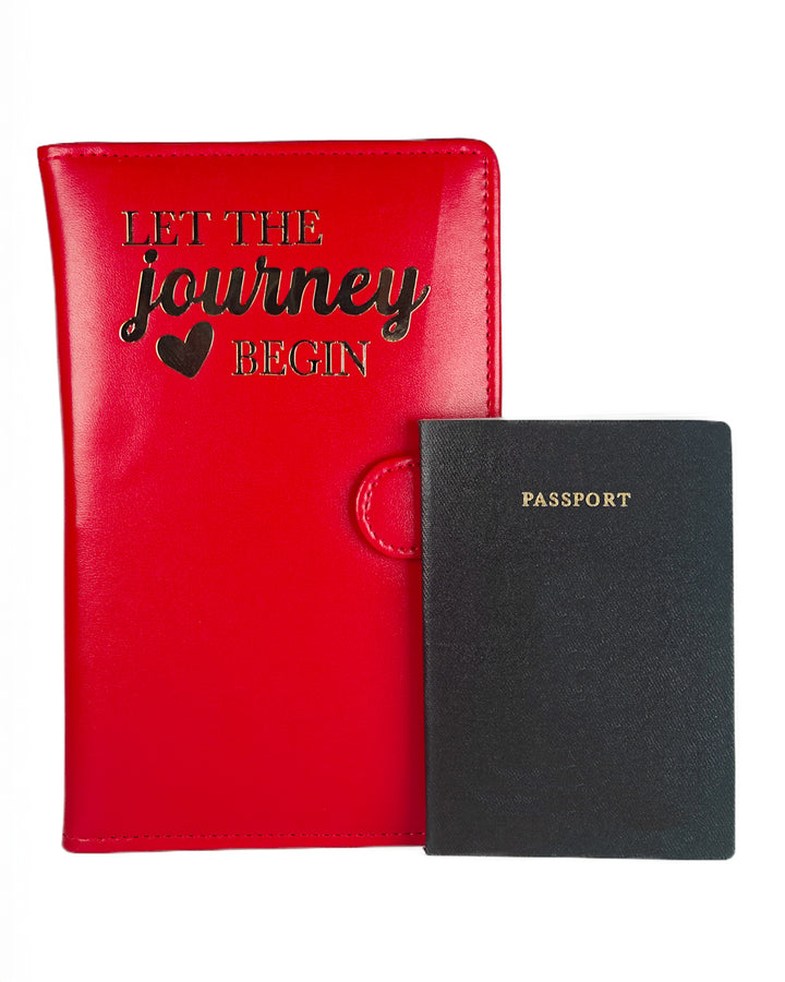 Red travel wallet by TPC Gifts