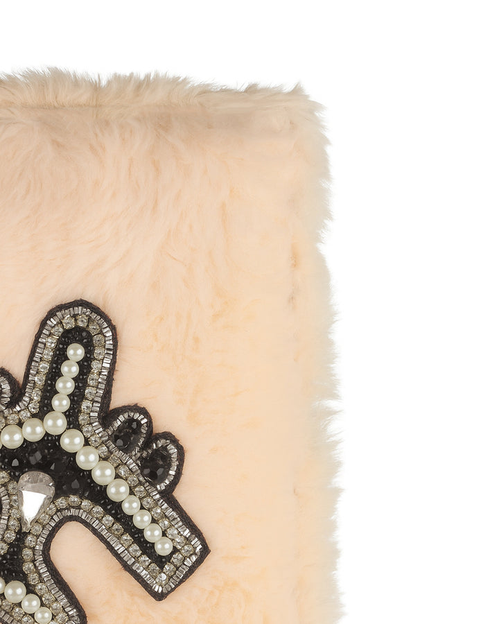 Personalised Passport Cover - Salmon Pink Fur