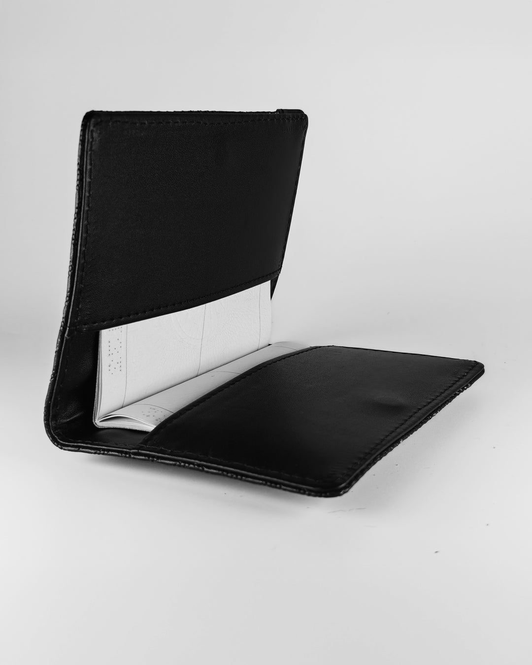 Personalized Passport Cover - Ziggy Genuine Leather Black