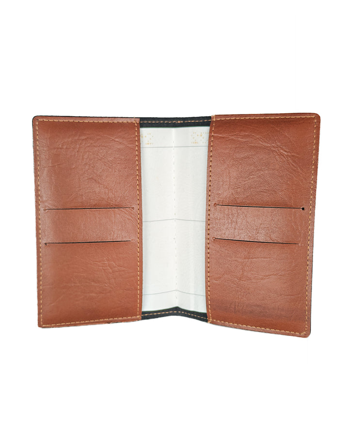 Classic Personalized Passport Cover - Brown