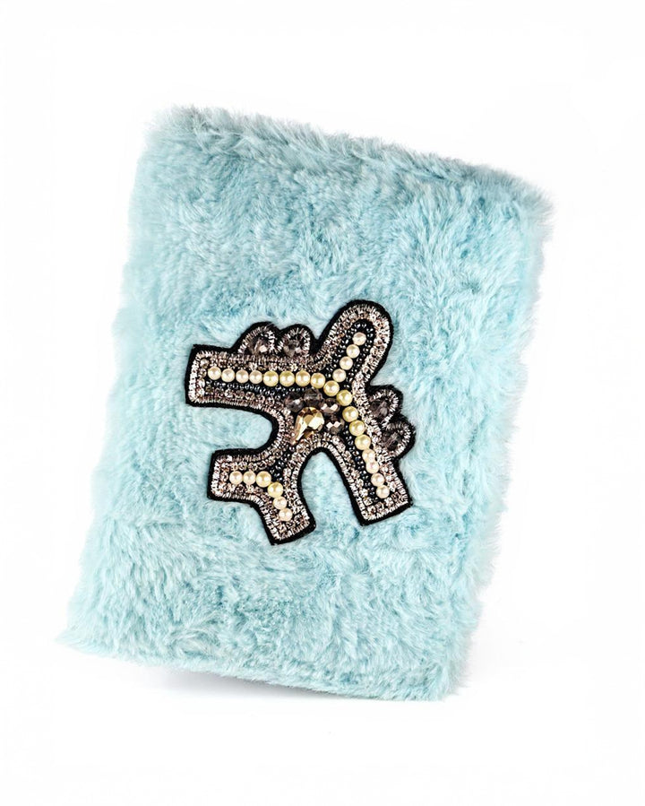 Personalised Passport Cover - Baby Blue Fur by TPC Gifts
