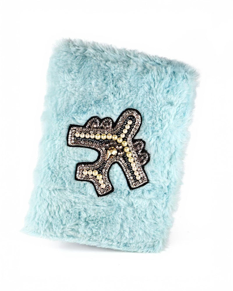 Personalised Passport Cover - Baby Blue Fur by TPC Gifts