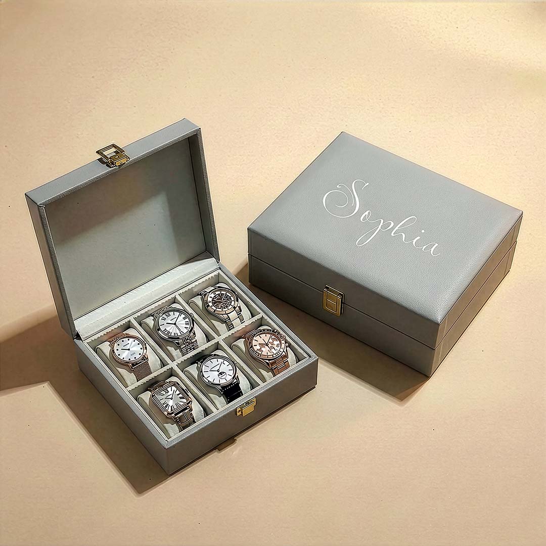 6 Slot Watch Organizer Box