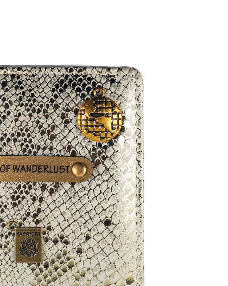 White Personalized Passport Cover - Lil&