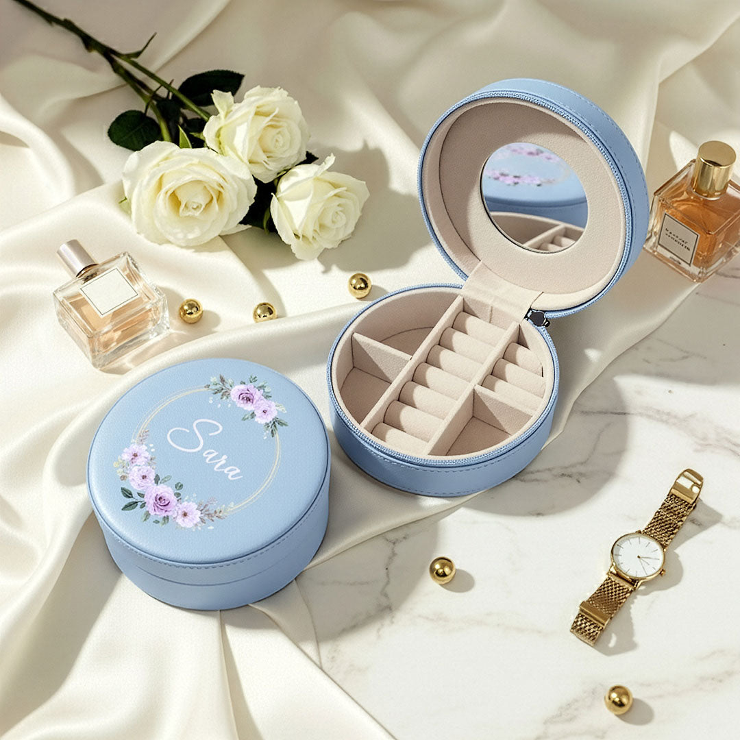 Mini Round Jewellery Box
