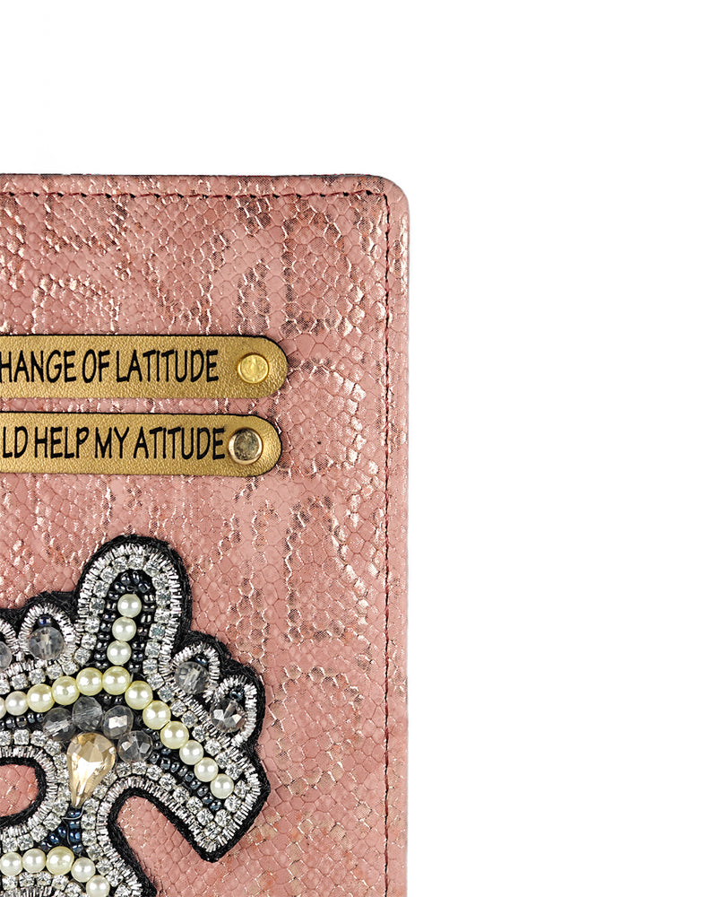Personalized Passport Cover - Latitude changes my attitude