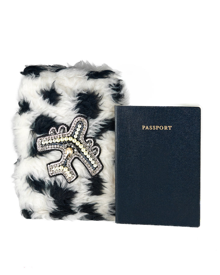 Personalised Passport Cover - Polka Dot Fur