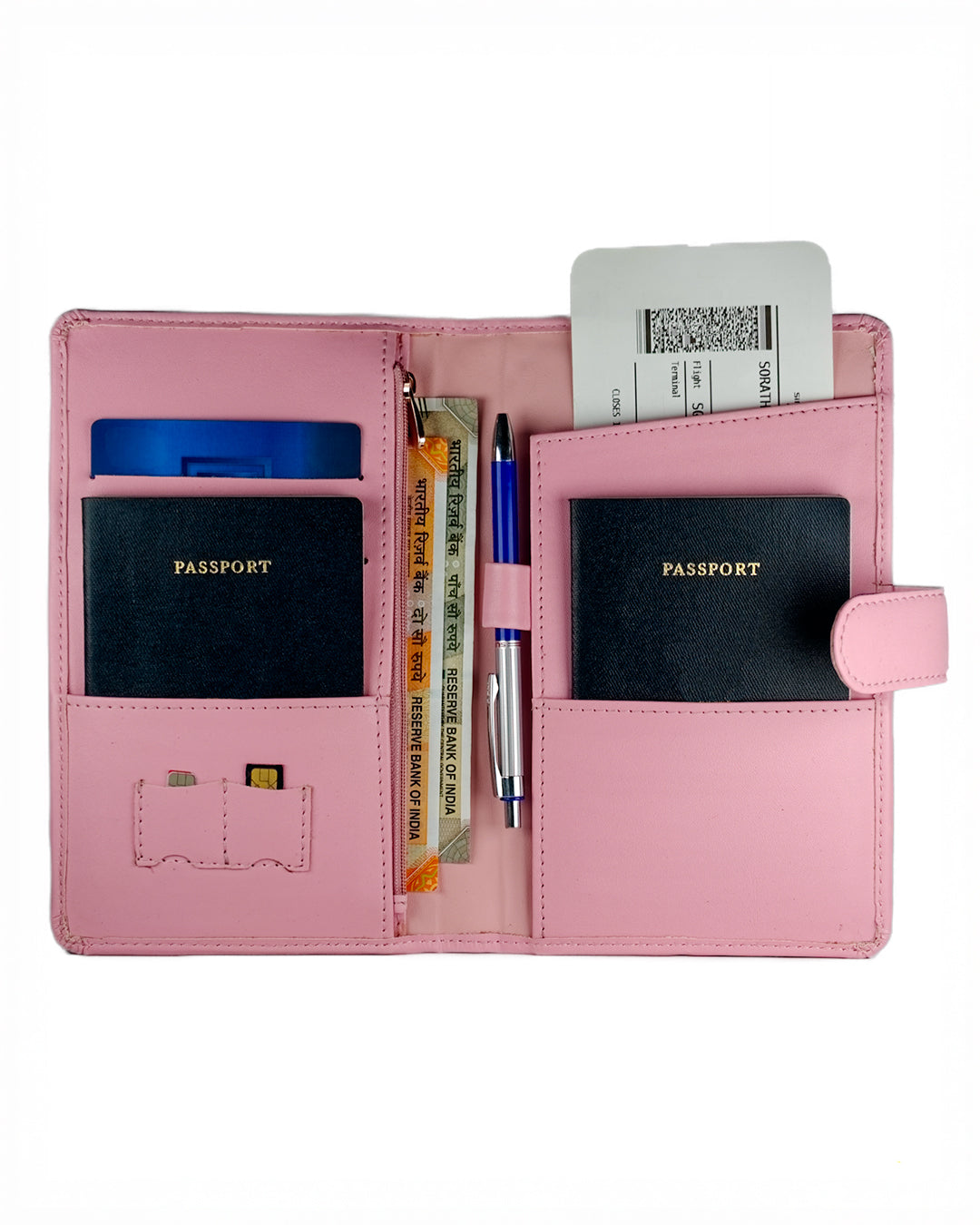Personalized Baby Pink Travel Organizer by TPC Gifts