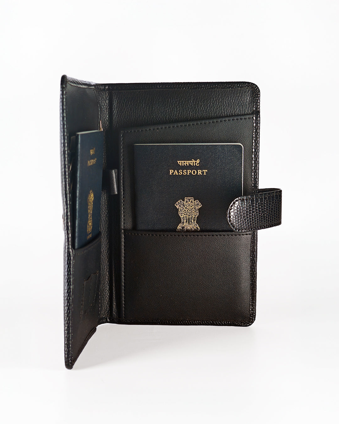 Black Rich Texture Travel Organizer