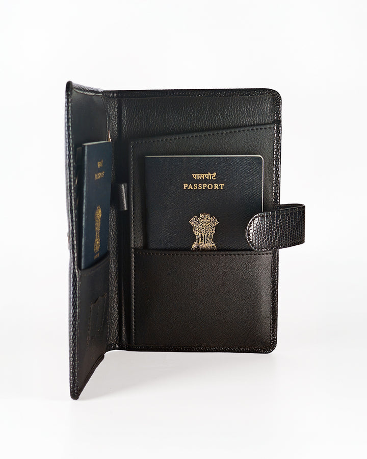 Black Rich Texture Travel Organizer
