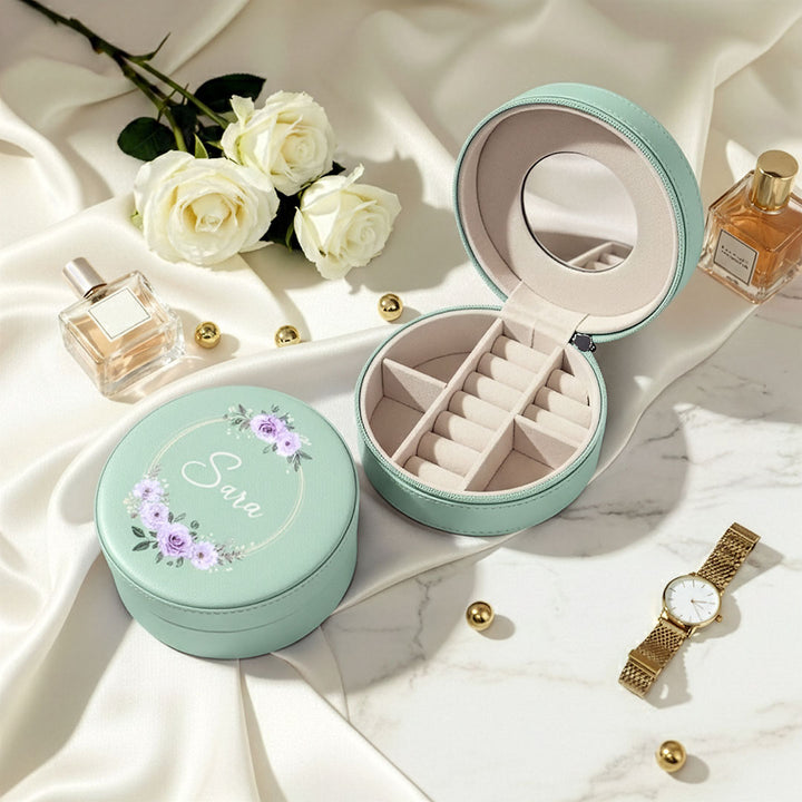 Mini Round Jewellery Box