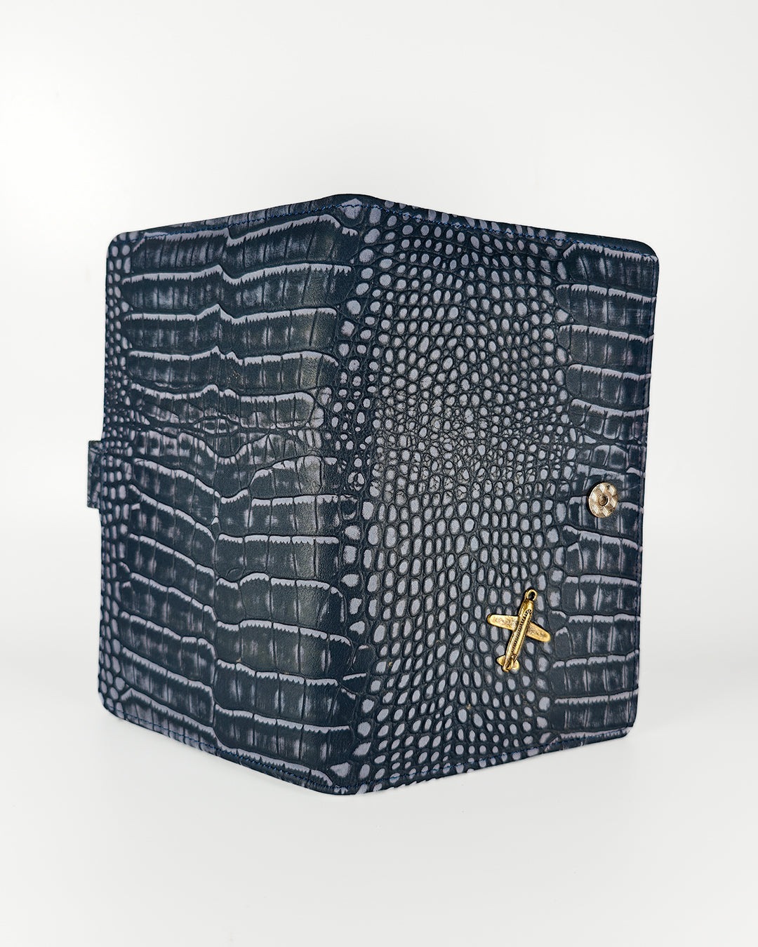 Croco Genuine Leather Travel Wallet