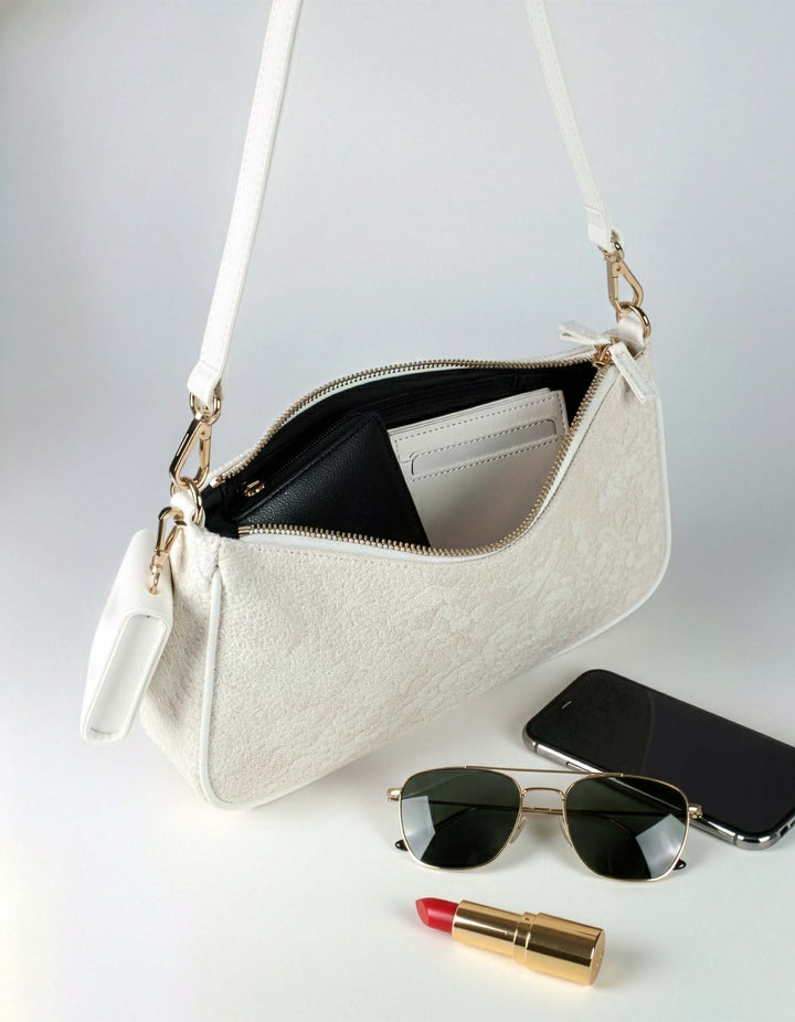 Mini Sling Bag - Monochrome Royal Jewel