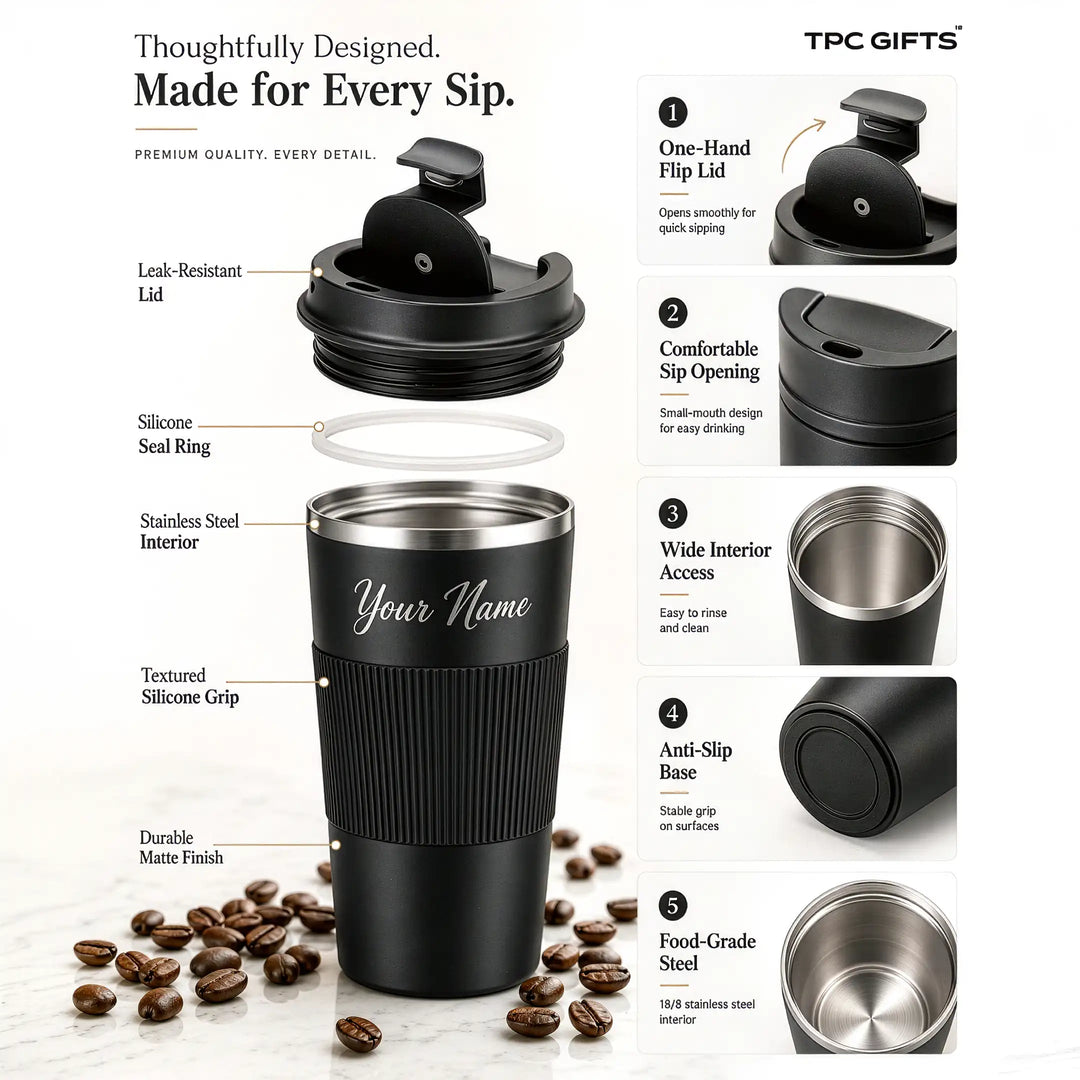 Brew — Personalised Insulated Coffee Tumbler