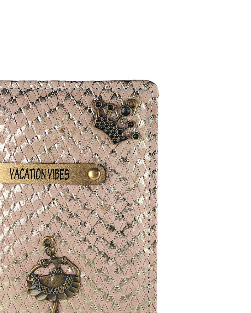 Vacation Vibes Passport Cover - Rose Gold Edition