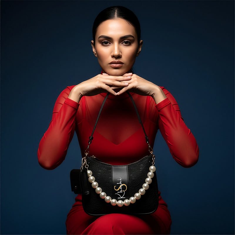 Mini Sling Bag - Black Gilded Grace Limited Edition