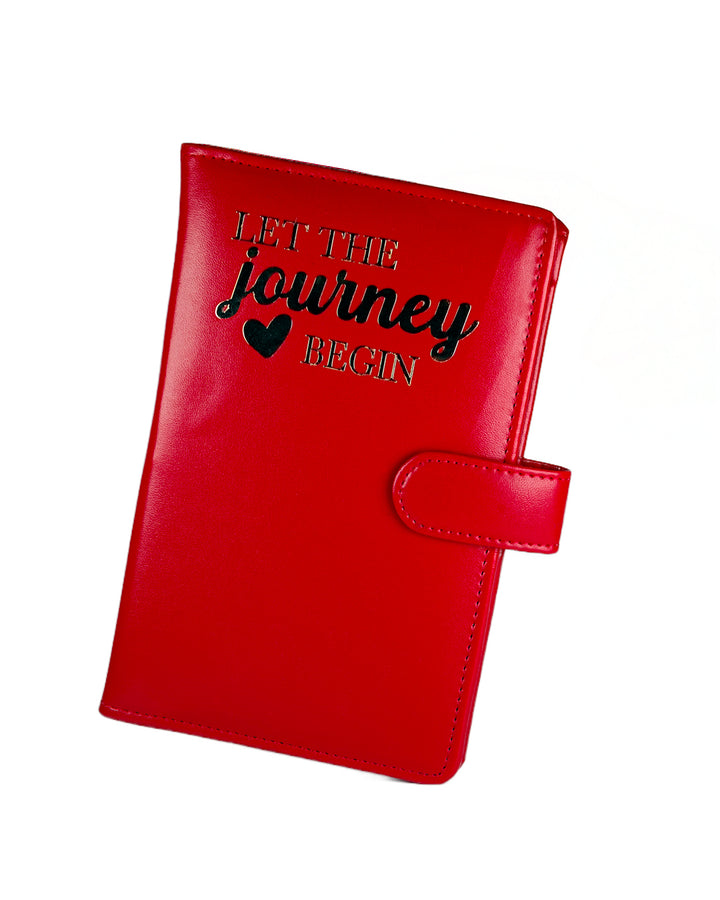 Red travel wallet by TPC Gifts