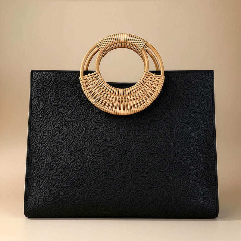 Personalised Tote Bags - Gilded Grace Black Limited Edition