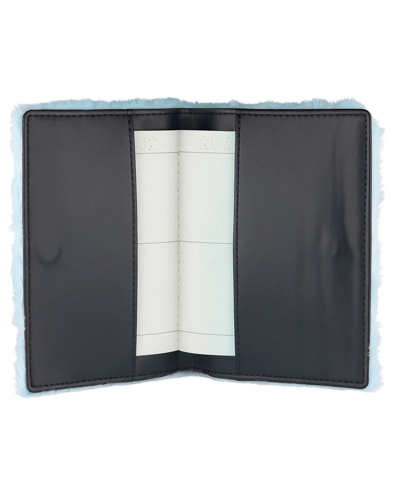 Personalised Passport Cover - Baby Blue Fur by TPC Gifts