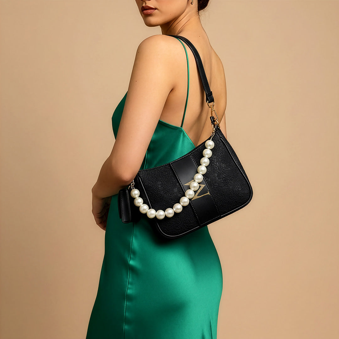 Mini Sling Bag - Black Gilded Grace Limited Edition