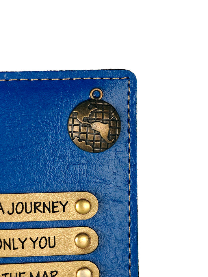 Classic Personalized Passport Cover - Blue